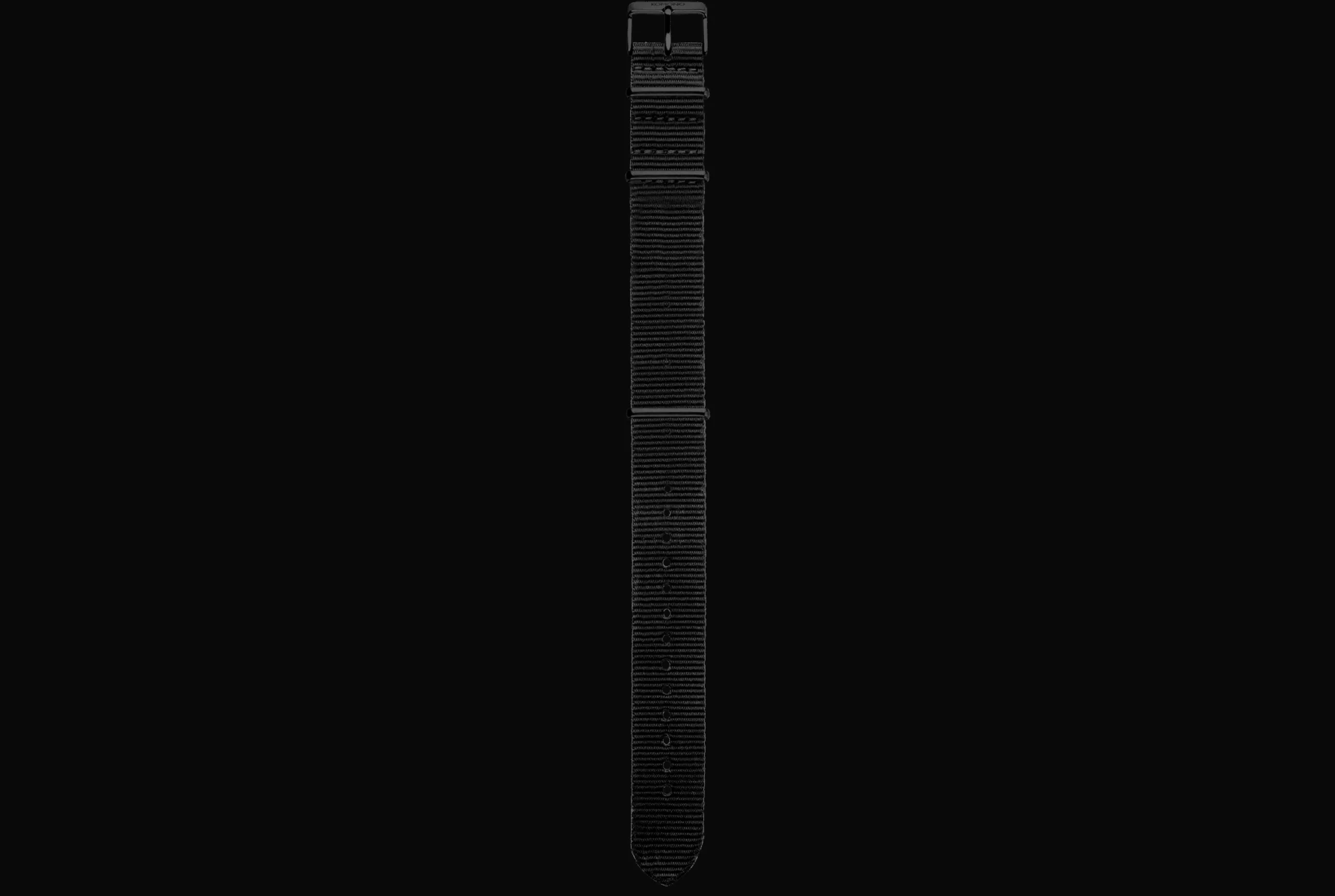 KOMONO Bracelets | Strap 20 - Nato - Black Black